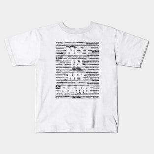 Not in my Name BLACK Kids T-Shirt